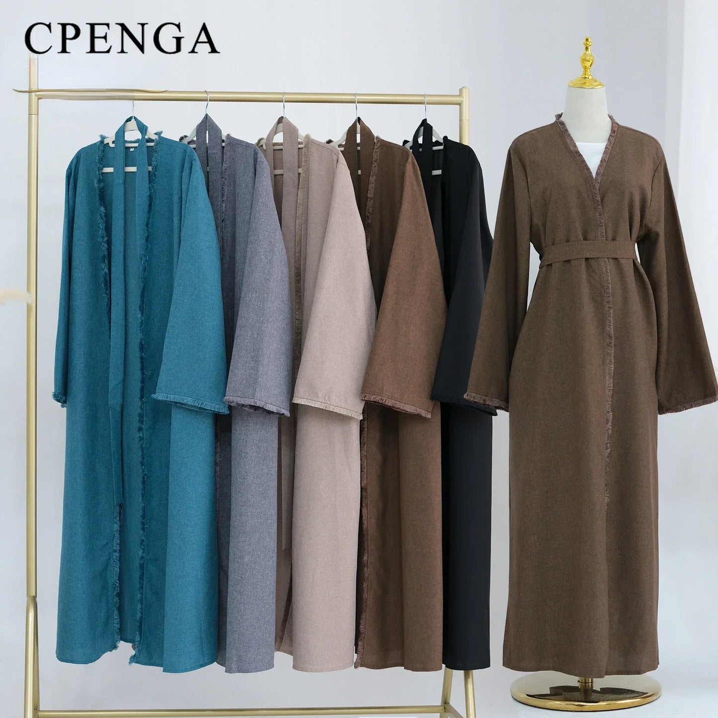 Luxury Tassel Abaya Kaftan Dress