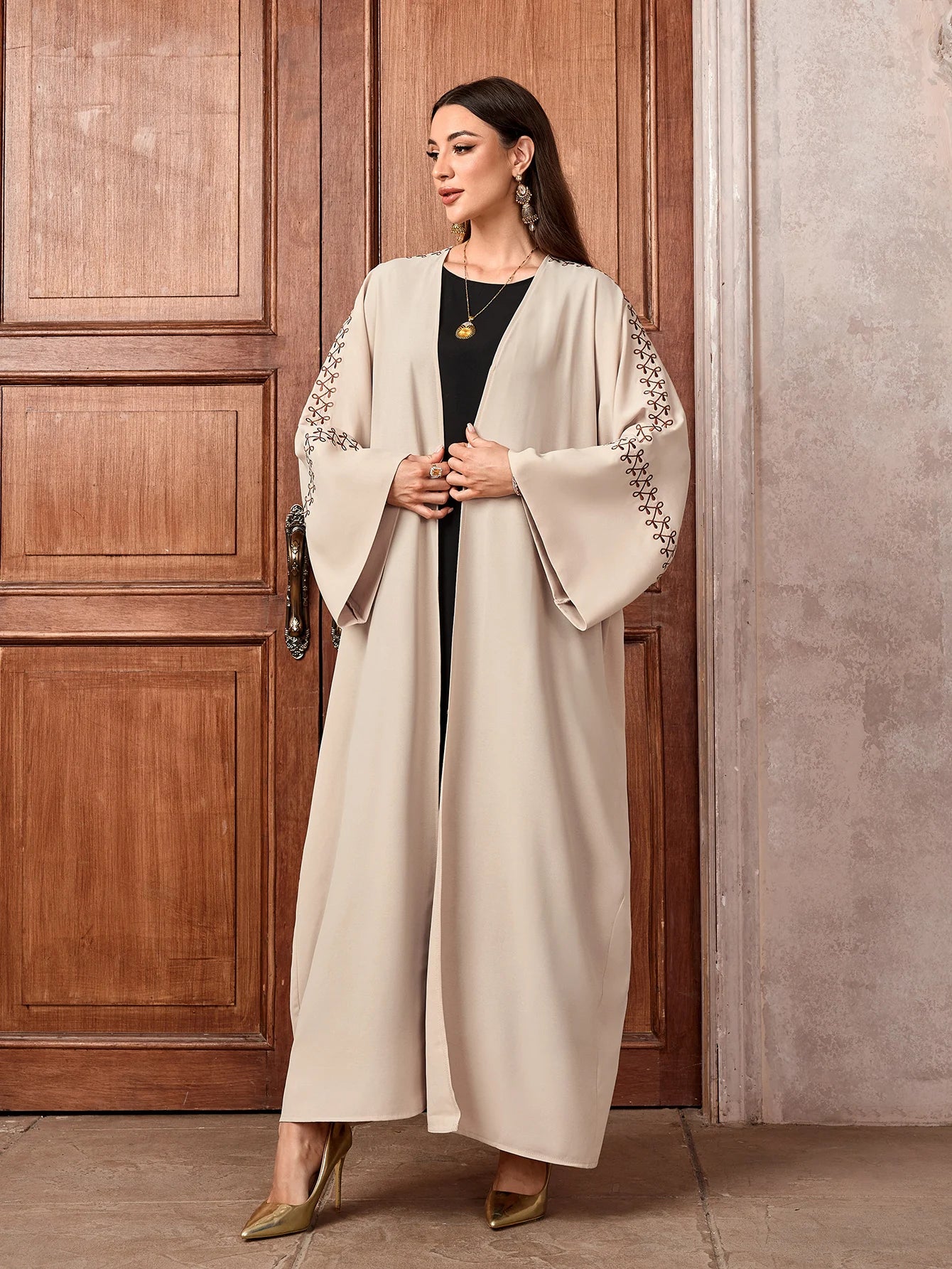 Dubai Style Chiffon Abaya Dress