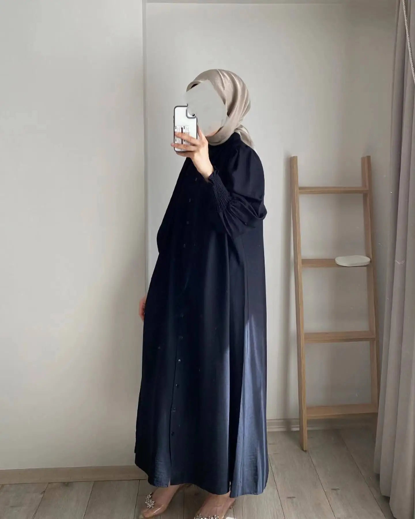 Lace-Up Jalabiya Abaya