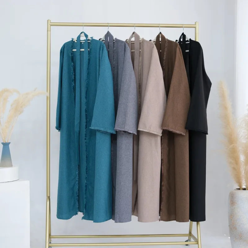 Luxury Tassel Abaya Kaftan Dress