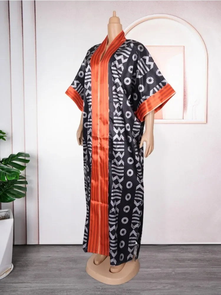 Luxury Dubai Abaya Dress – Moroccan & African Style 2025
