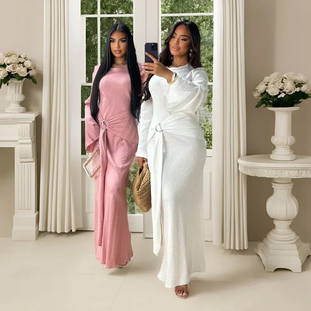 Luxury Tassel Abaya Kaftan Dress