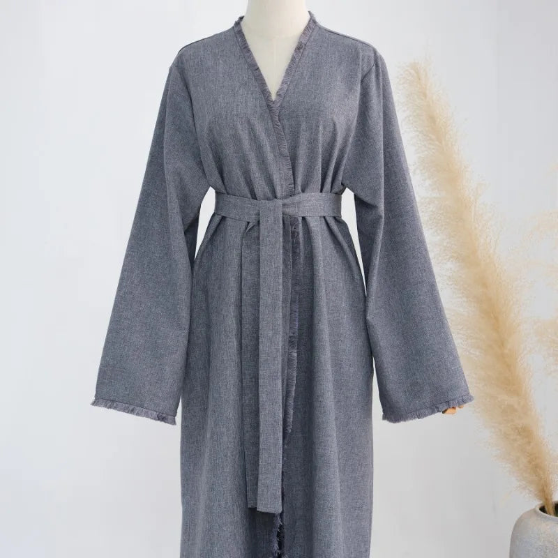 Luxury Tassel Abaya Kaftan Dress