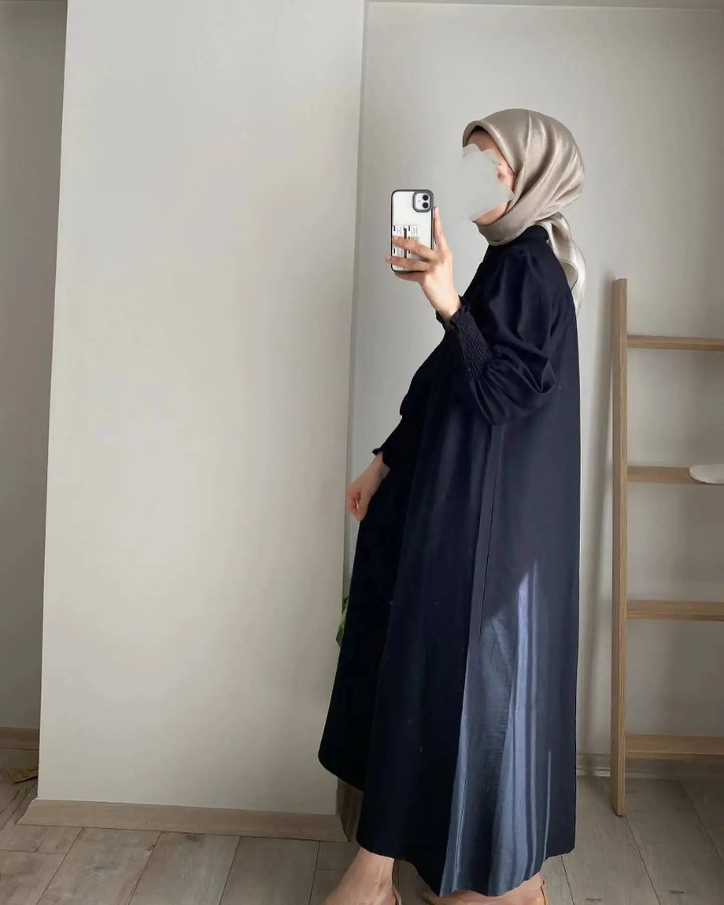 Lace-Up Jalabiya Abaya