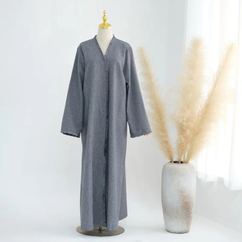 Luxury Tassel Abaya Kaftan Dress
