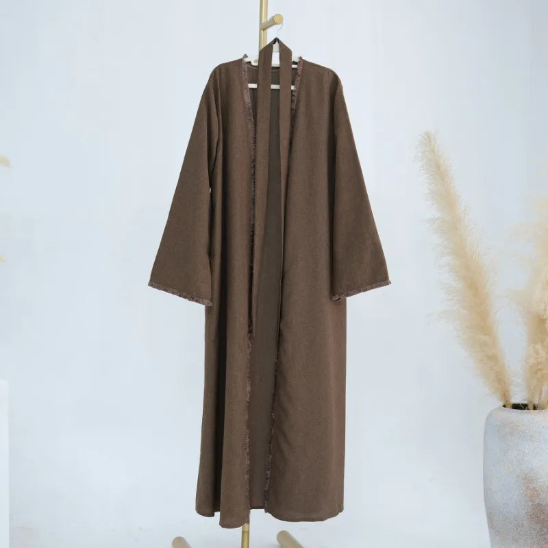 Luxury Tassel Abaya Kaftan Dress