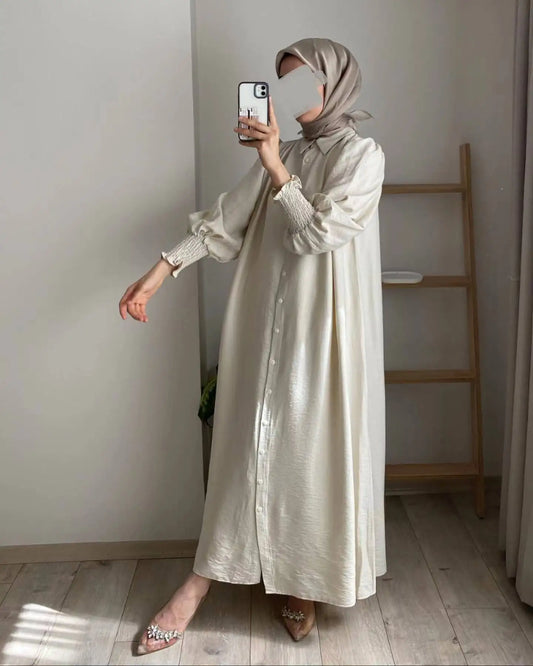 Lace-Up Jalabiya Abaya