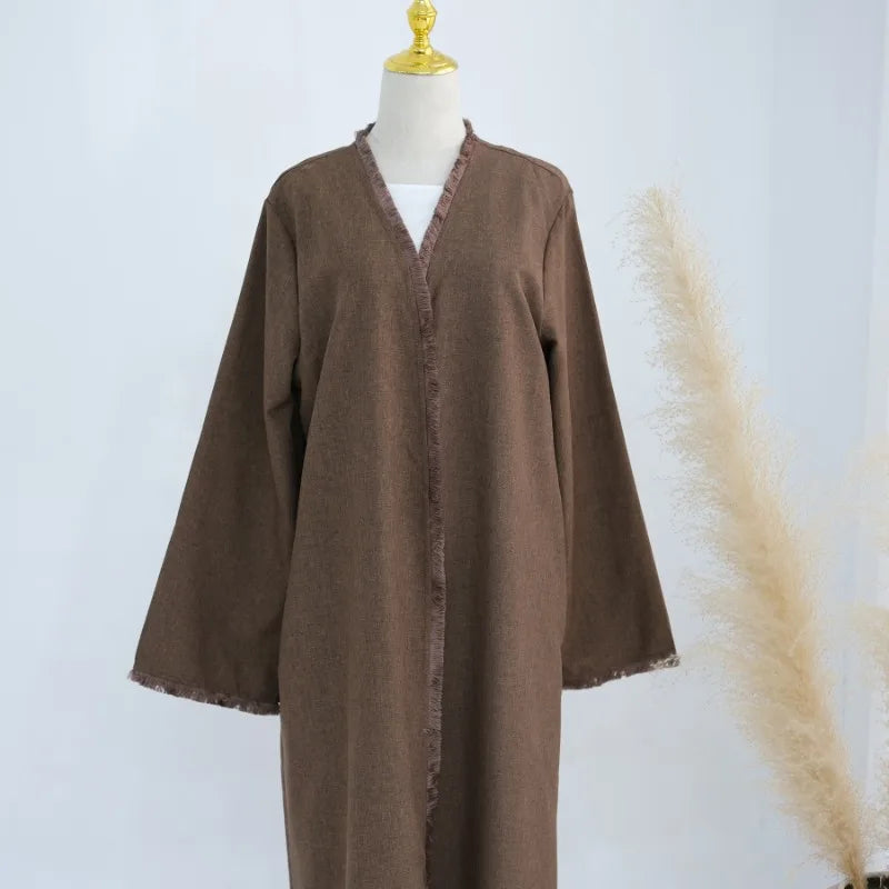 Luxury Tassel Abaya Kaftan Dress