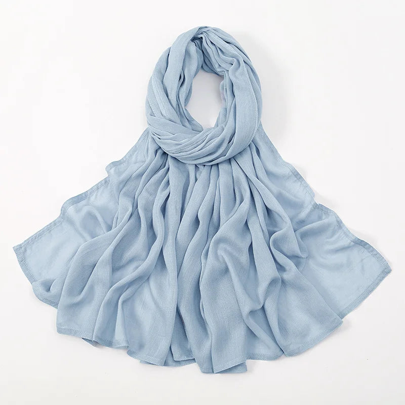 Plain Modal Cotton Hijab Shawl