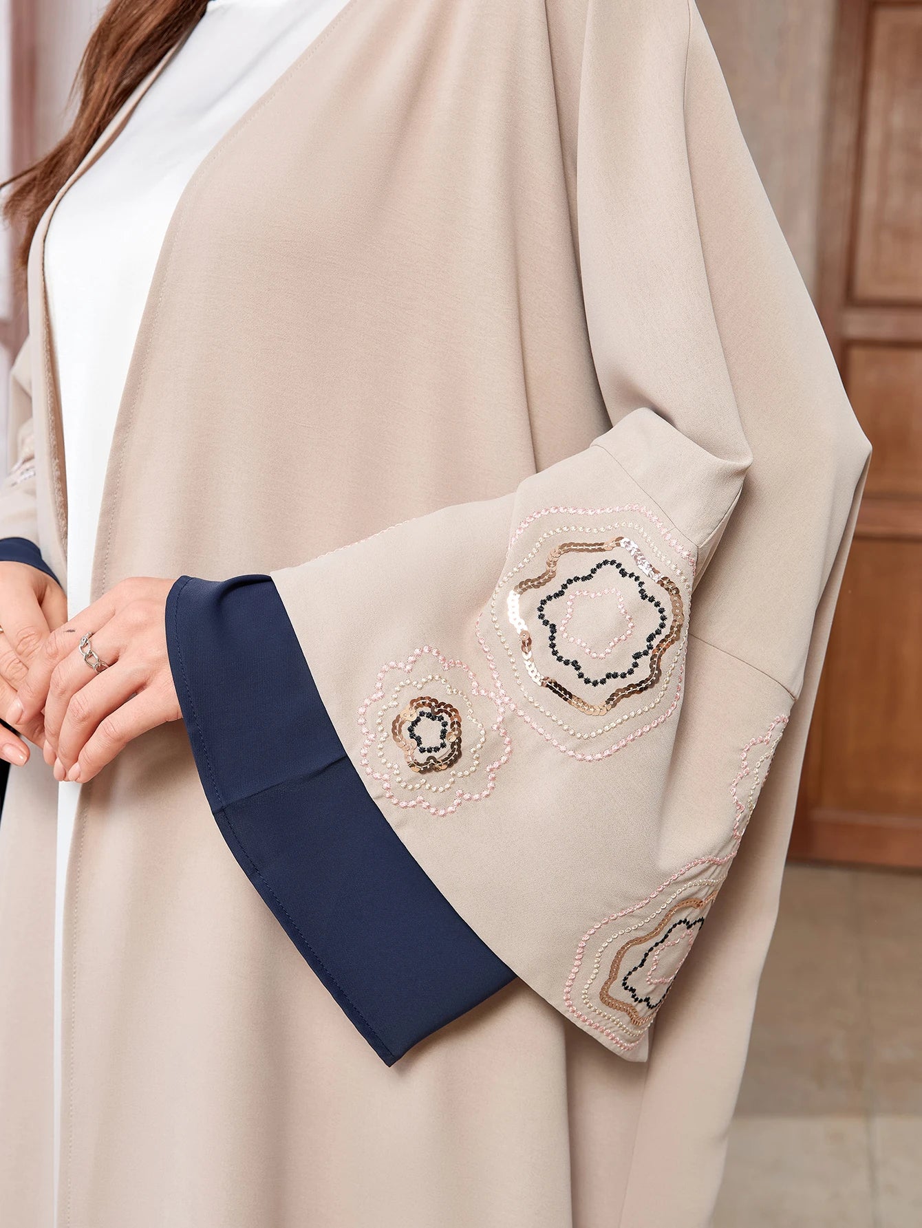 Dubai Turkey Abayas  For Women Modest Dress Ramadan Eid Embroidery Kimono Musulmane Kaftan Oversize Islamic Robe Open Abaya