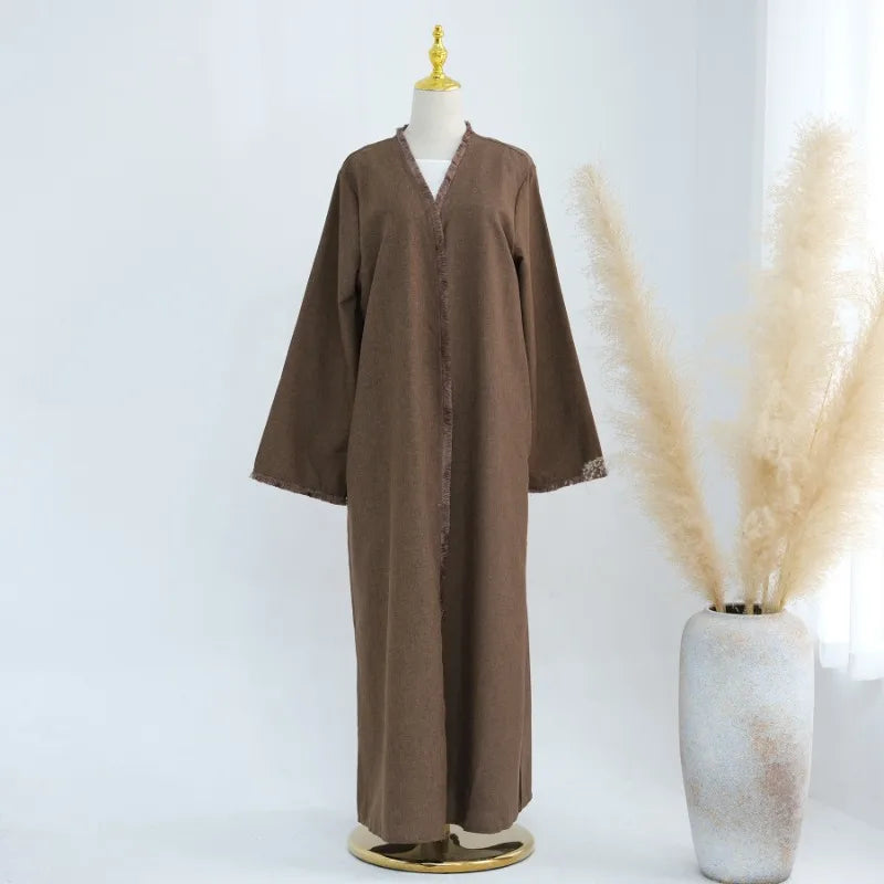 Luxury Tassel Abaya Kaftan Dress