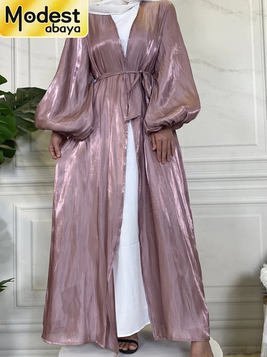 Modest Ramadan Abaya - Purple Kaftan
