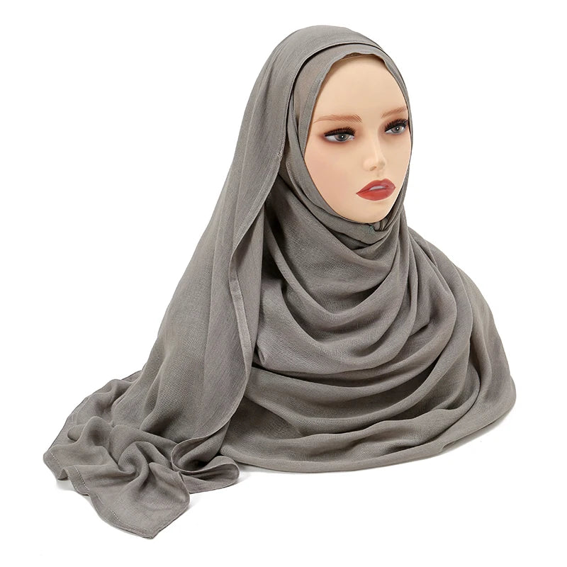 Plain Modal Cotton Hijab Shawl