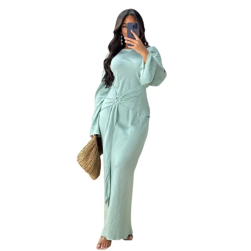 Luxury Tassel Abaya Kaftan Dress