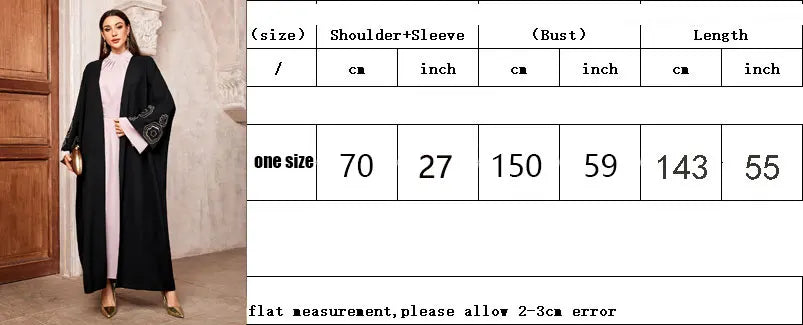 Dubai Turkey Abayas  For Women Modest Dress Ramadan Eid Embroidery Kimono Musulmane Kaftan Oversize Islamic Robe Open Abaya