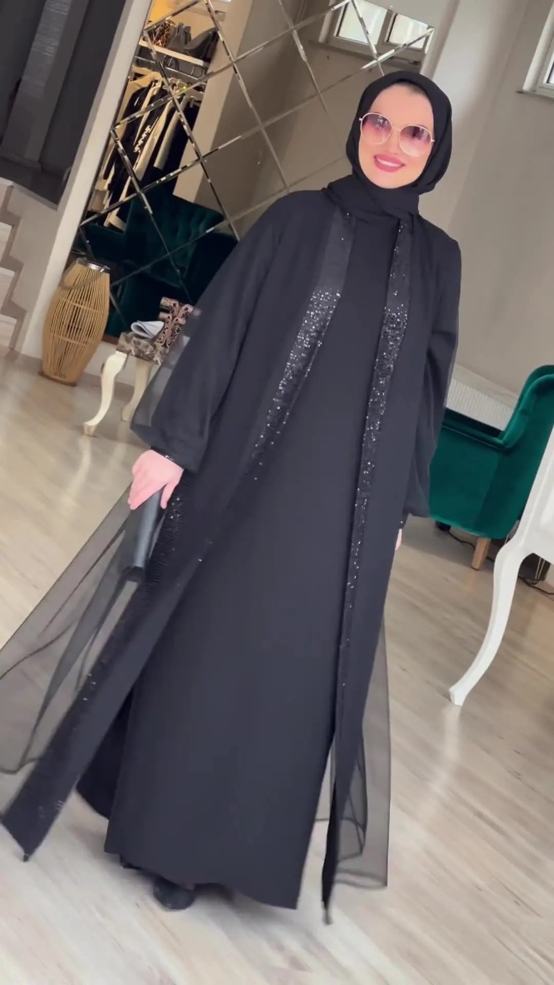 Modest Jalabiya Abaya Dress