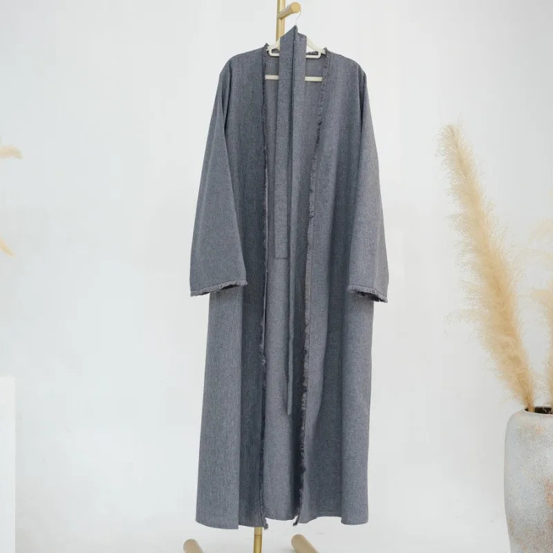 Luxury Tassel Abaya Kaftan Dress