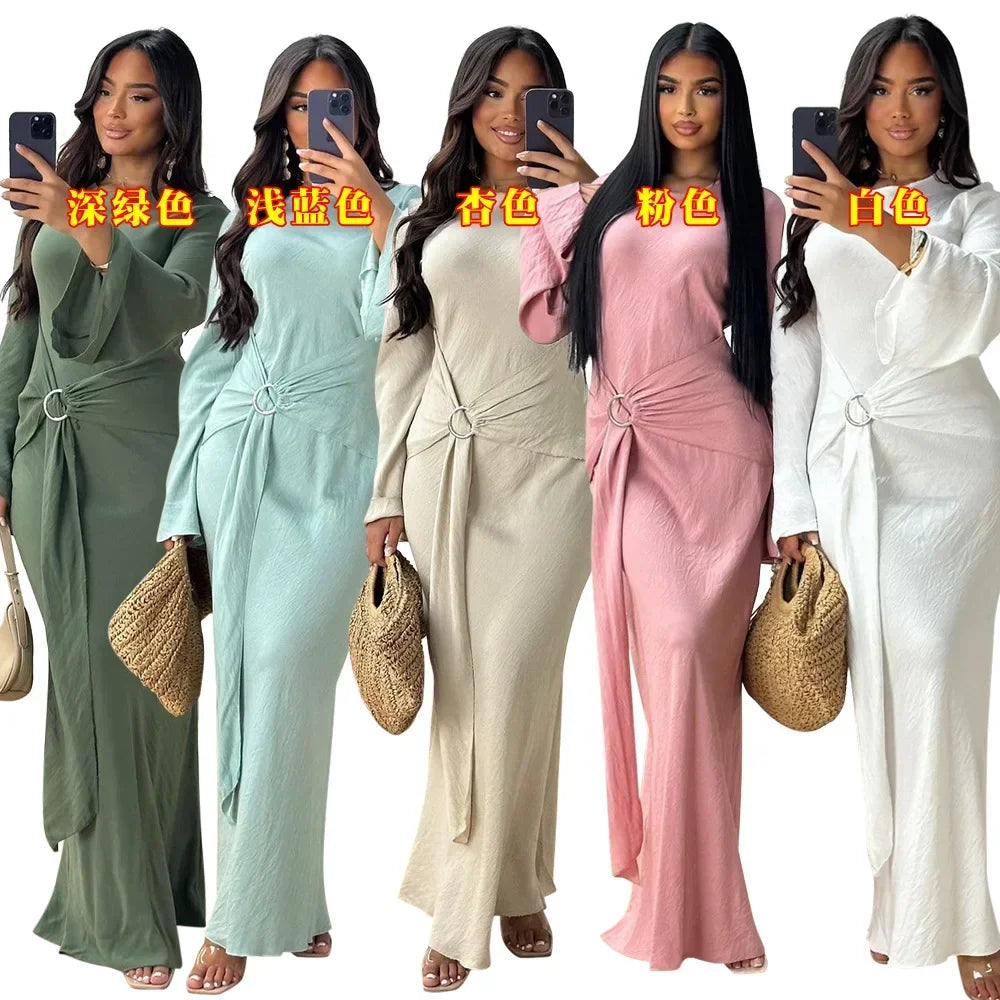 Luxury Tassel Abaya Kaftan Dress
