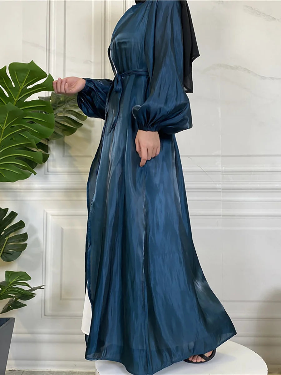 Modest Ramadan Abaya - Purple Kaftan