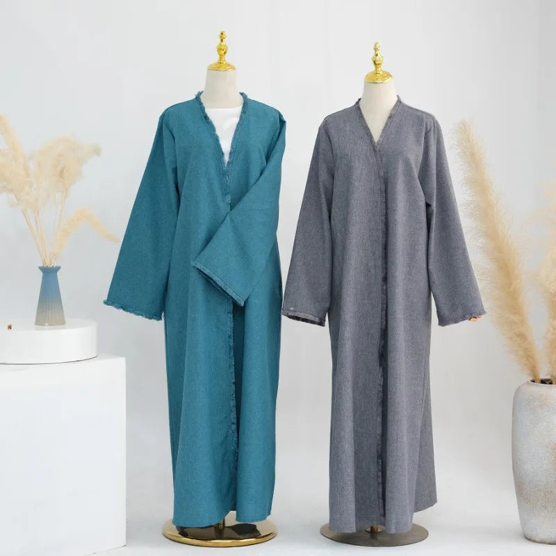Luxury Tassel Abaya Kaftan Dress