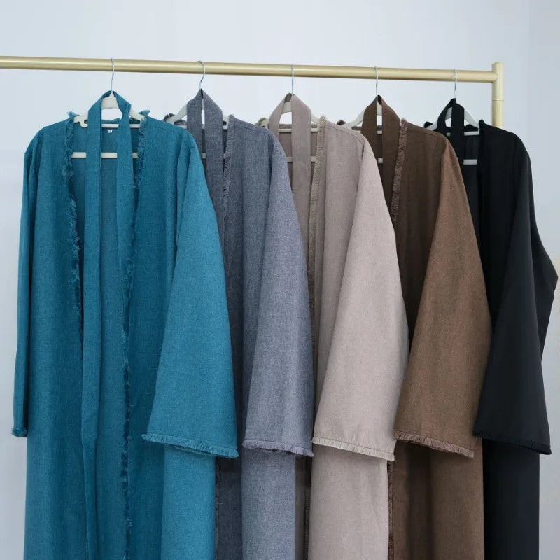 Luxury Tassel Abaya Kaftan Dress