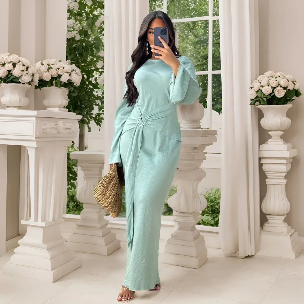 Luxury Tassel Abaya Kaftan Dress