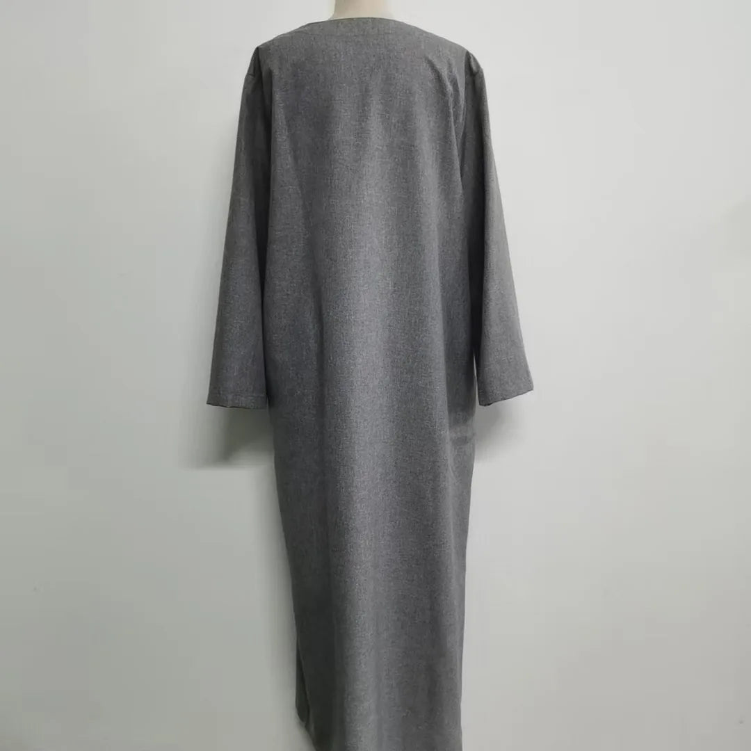 Plain Modest Djellaba Abaya