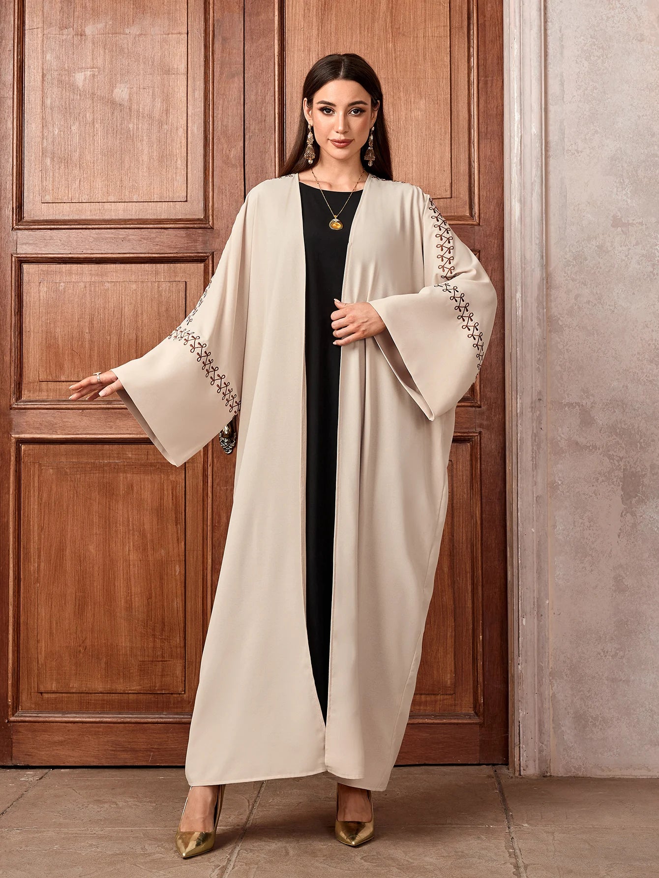 Dubai Style Chiffon Abaya Dress