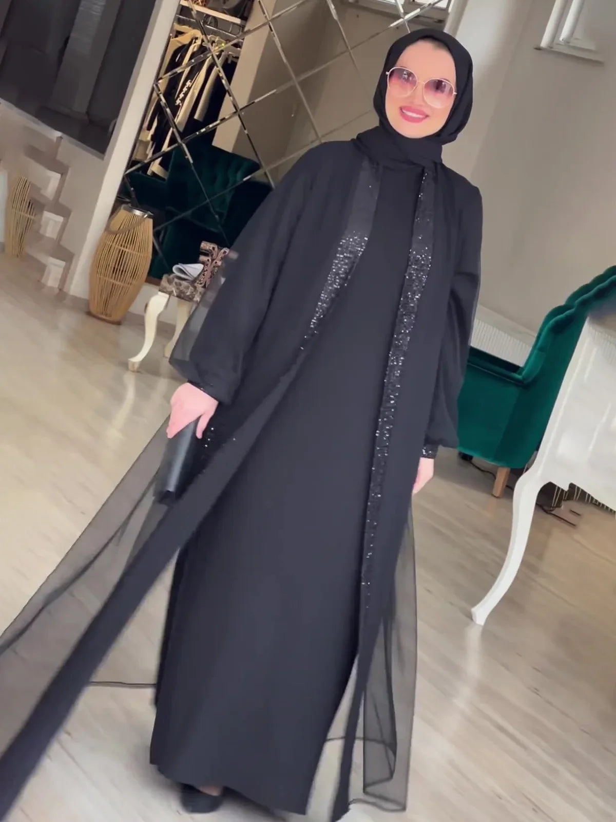 Modest Jalabiya Abaya Dress