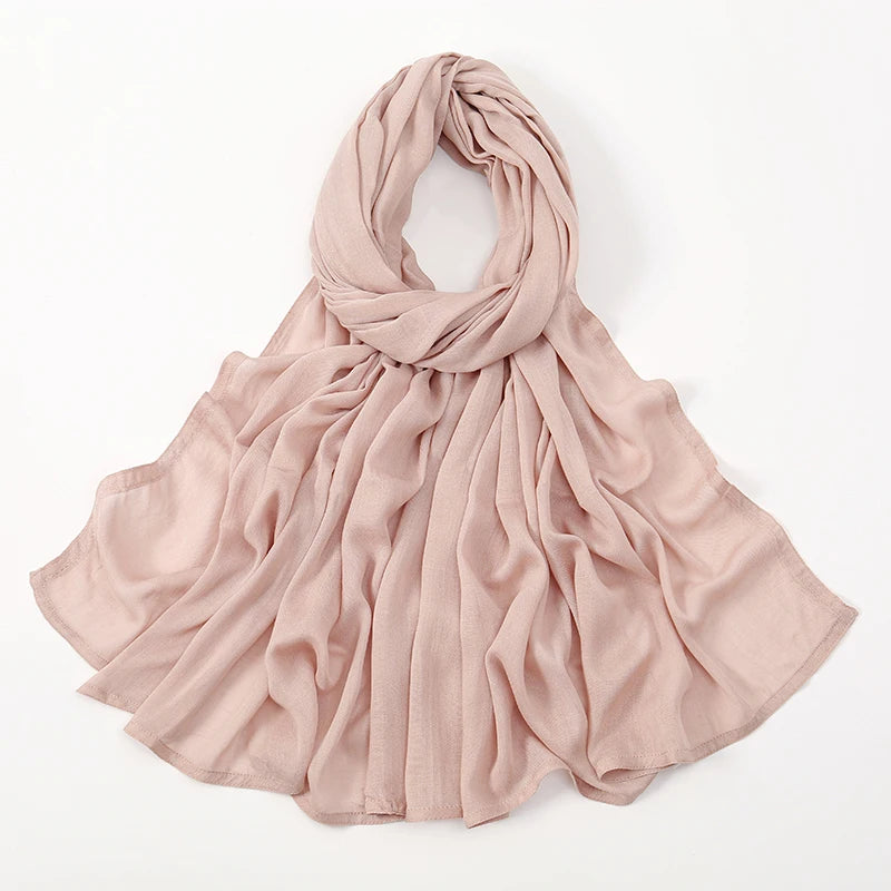 Plain Modal Cotton Hijab Shawl