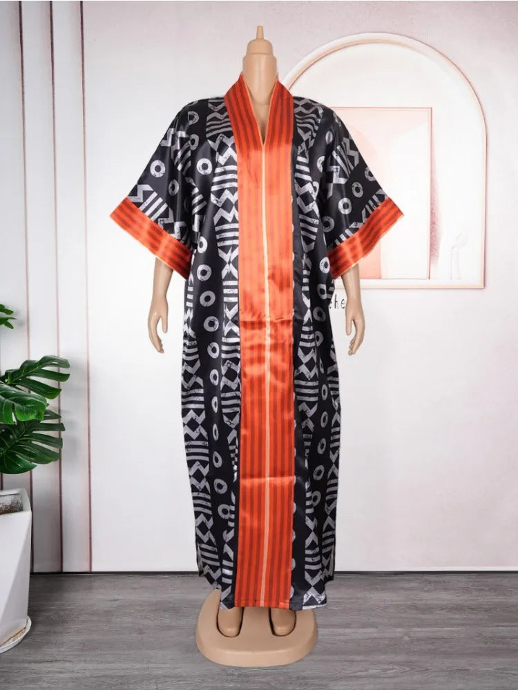 Luxury Dubai Abaya Dress – Moroccan & African Style 2025