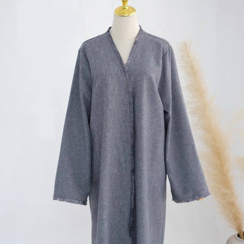 Luxury Tassel Abaya Kaftan Dress