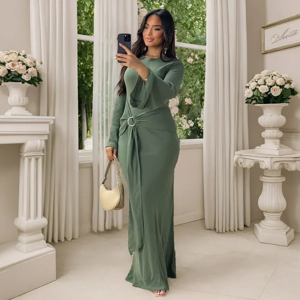 Luxury Tassel Abaya Kaftan Dress