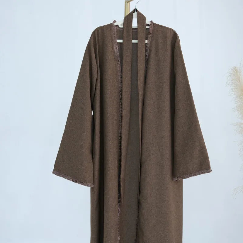 Luxury Tassel Abaya Kaftan Dress