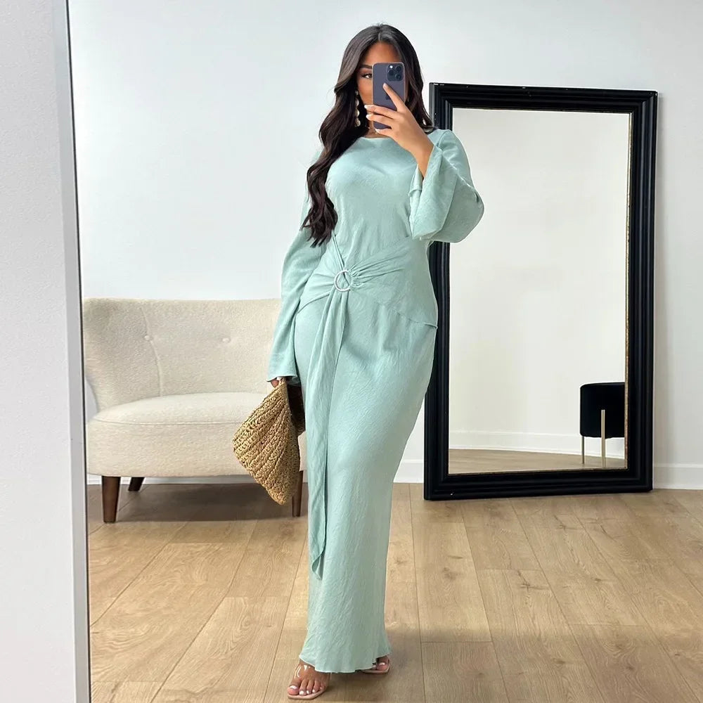 Luxury Tassel Abaya Kaftan Dress