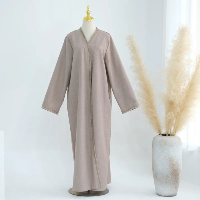 Luxury Tassel Abaya Kaftan Dress