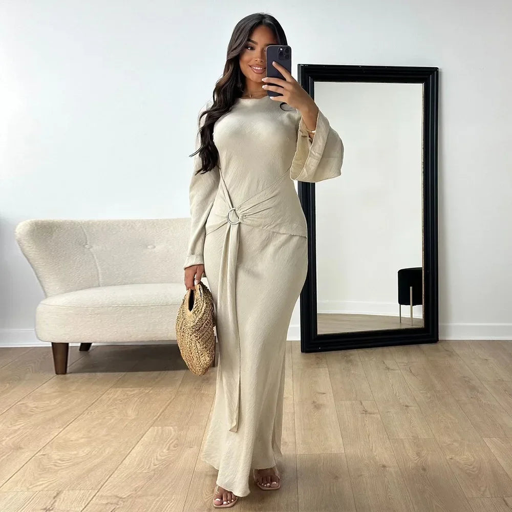 Luxury Tassel Abaya Kaftan Dress
