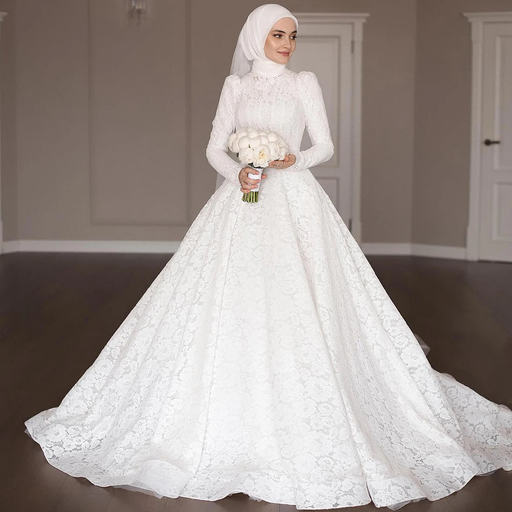 Muslim bridal dress