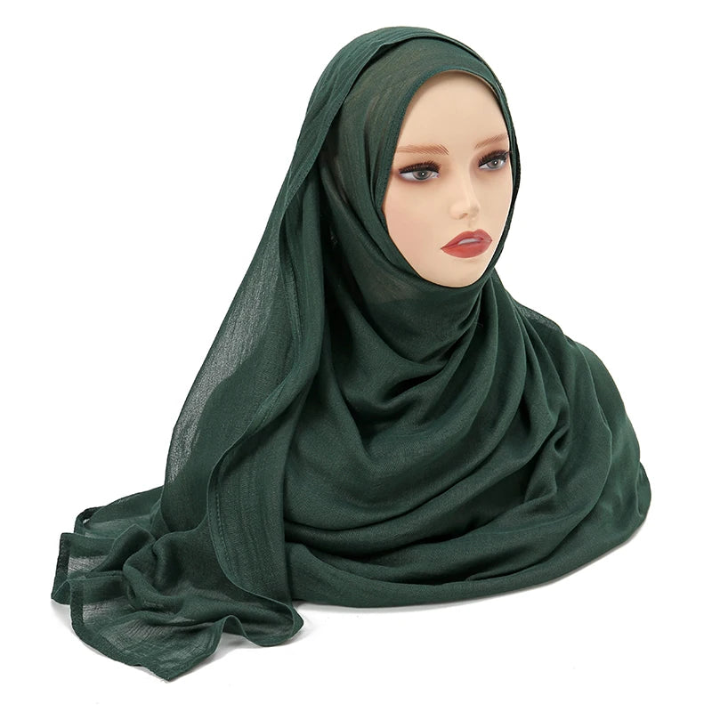 Plain Modal Cotton Hijab Shawl