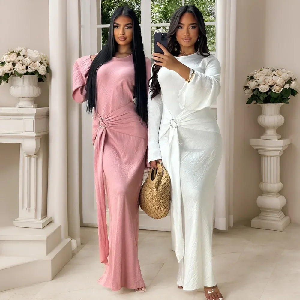 Luxury Tassel Abaya Kaftan Dress