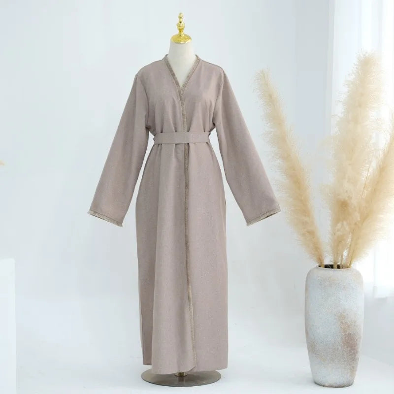 Luxury Tassel Abaya Kaftan Dress