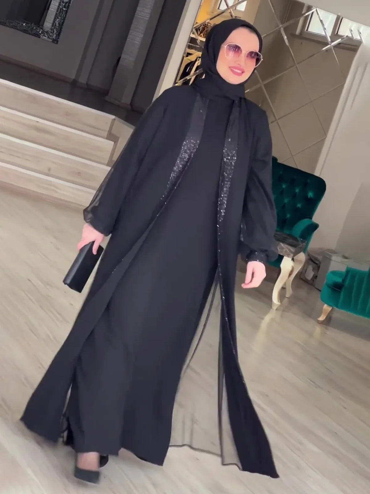 Modest Jalabiya Abaya Dress