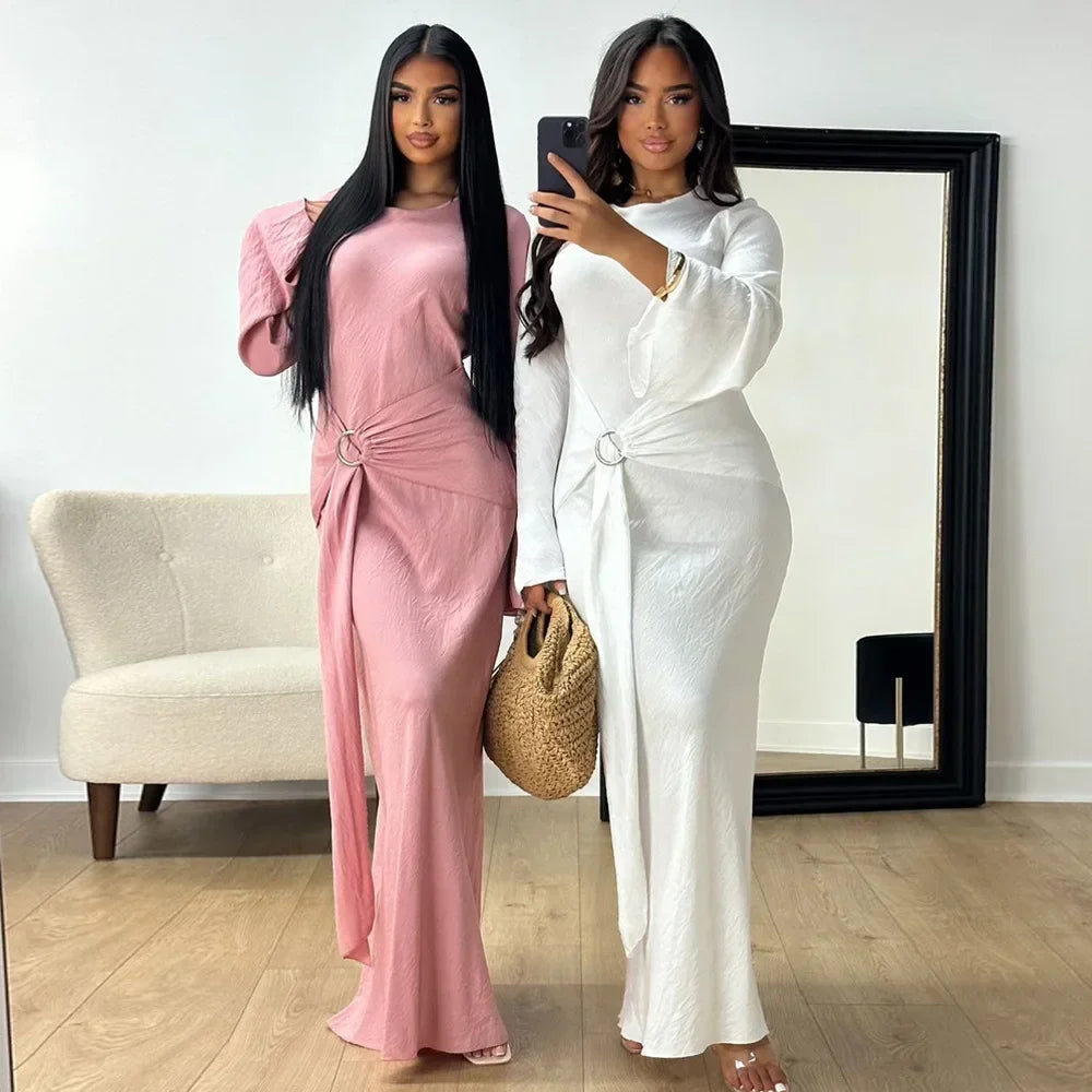 Luxury Tassel Abaya Kaftan Dress
