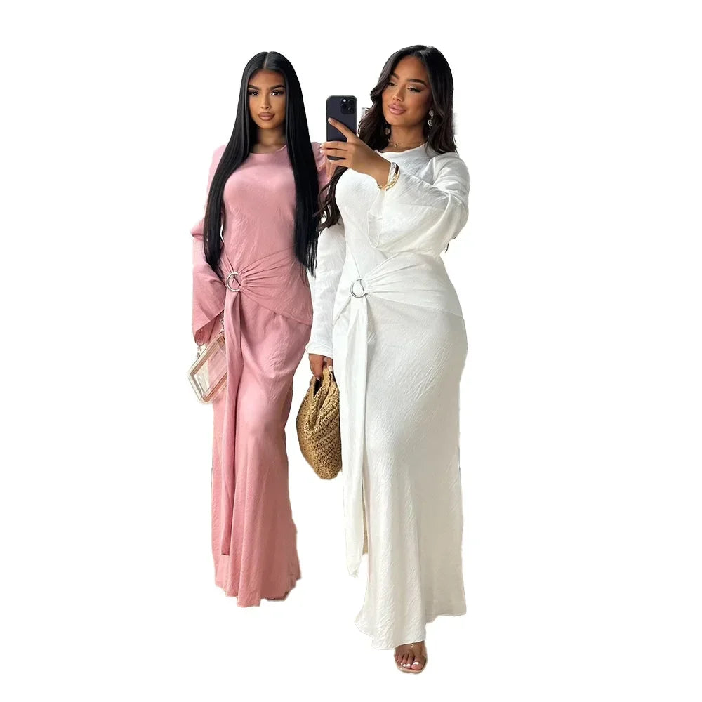 Luxury Tassel Abaya Kaftan Dress