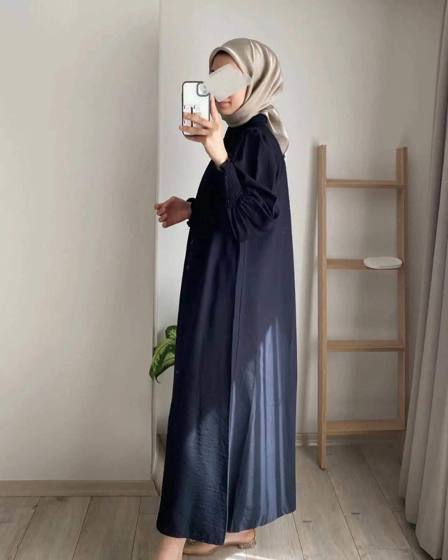 Lace-Up Jalabiya Abaya