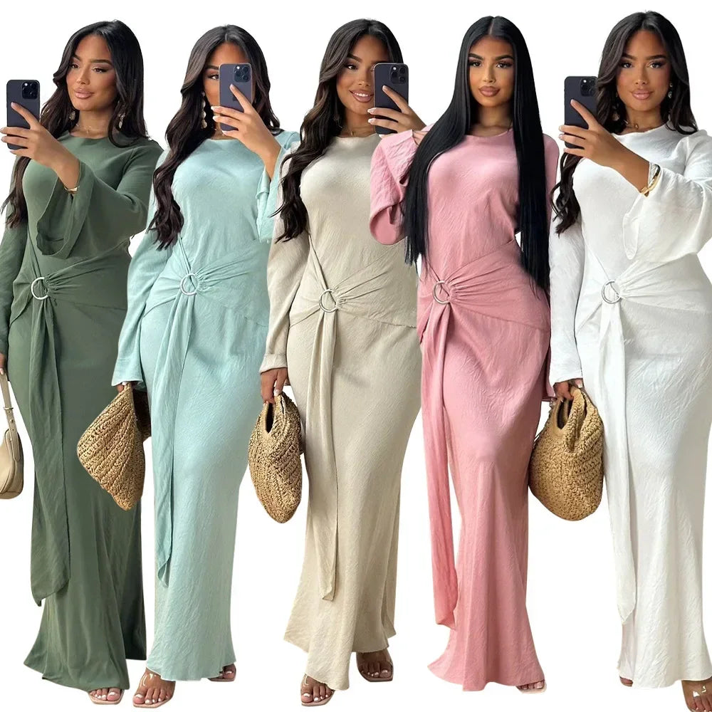 Luxury Tassel Abaya Kaftan Dress