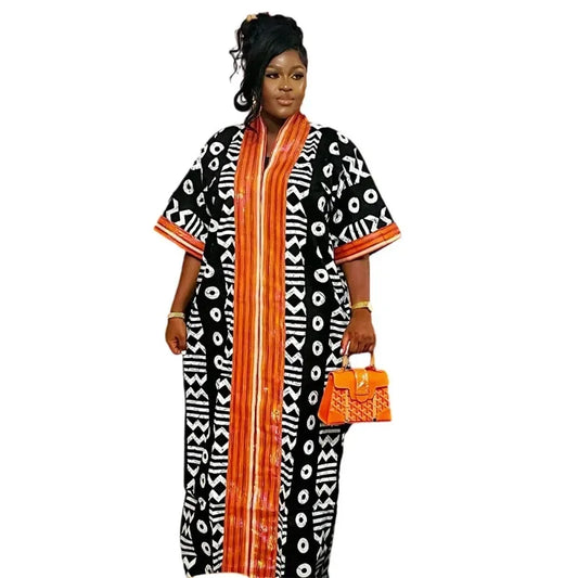 Luxury Dubai Abaya Dress – Moroccan & African Style 2025