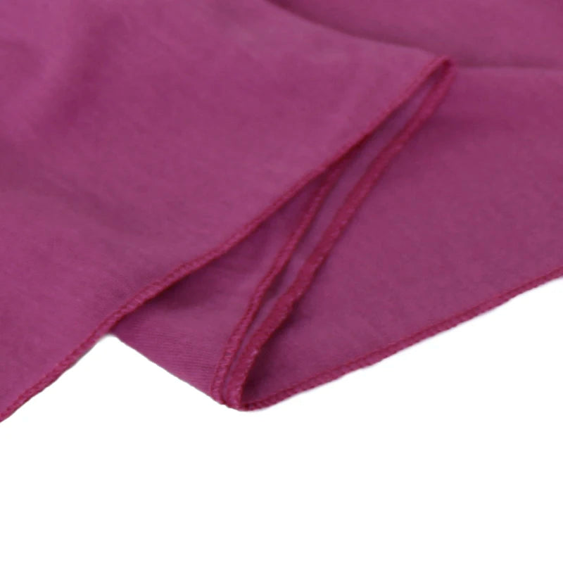 Soft Jersey Hijab - Plain, Lightweight & Stretchy