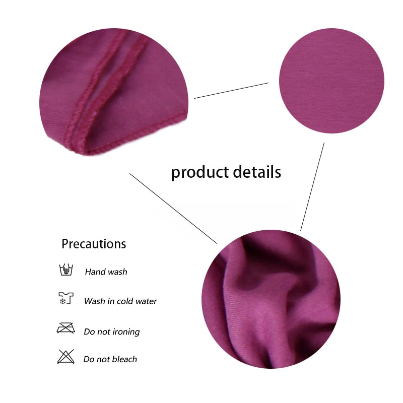Soft Jersey Hijab - Plain, Lightweight & Stretchy
