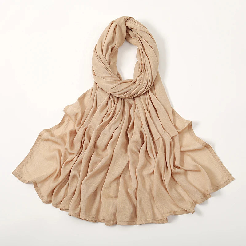 Plain Modal Cotton Hijab Shawl